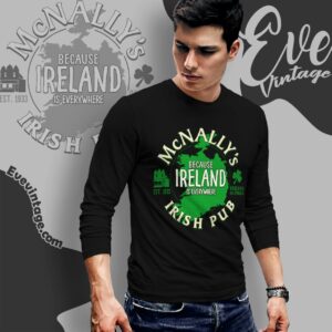 Mcnally's Irish Pub Shirt Oakland Dive Bar Long Sleeve Tee