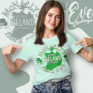 Mcnally's Irish Pub Shirt Oakland Dive Bar Women T shirt