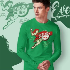 Melody Inn Shirt Indianapolis Dive Bar Long Sleeve Tee