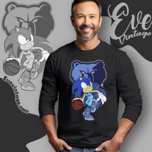 Memphis Grizzlies Sonic The Hedgehog Shirt Long Sleeve Tee
