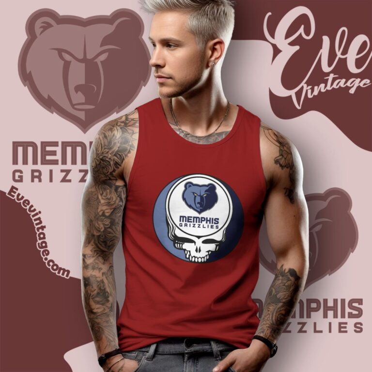 Memphis Grizzlies Steal Your Face Grateful Dead Shirt Tank Top Racerback Memphis Grizzlies Steal Your Face Grateful Dead Shirt Tank Top Racerback