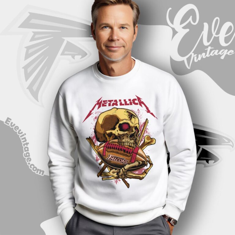 Metallica Atlanta Falcons Skull Shirt Sweatshirt Metallica Atlanta Falcons Skull Shirt Sweatshirt
