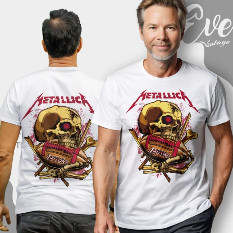 Metallica Atlanta Falcons Skull Shirt T Shirt Metallica Atlanta Falcons Skull Shirt T Shirt