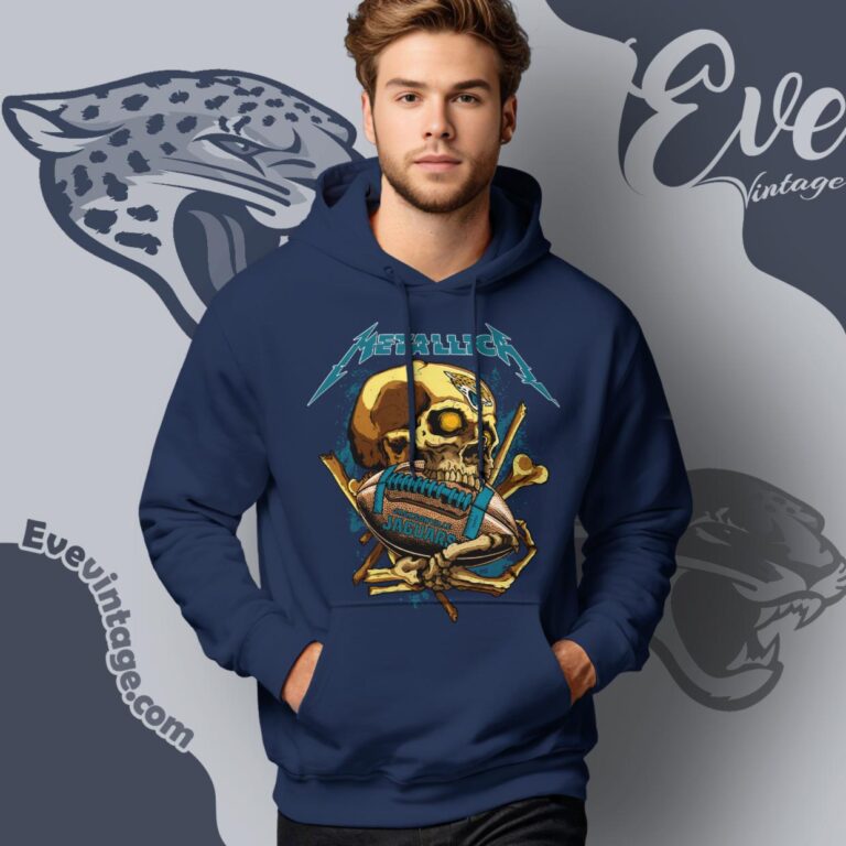 Metallica Jacksonville Jaguars Skull Shirt Hoodie Metallica Jacksonville Jaguars Skull Shirt Hoodie
