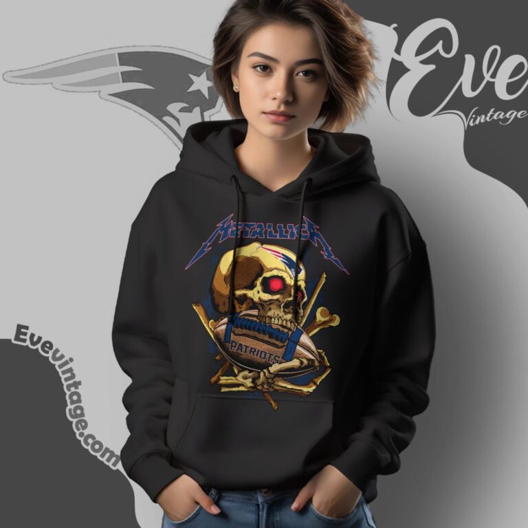 Metallica New England Patriots Skull Shirt Hoodie Metallica New England Patriots Skull Shirt Hoodie