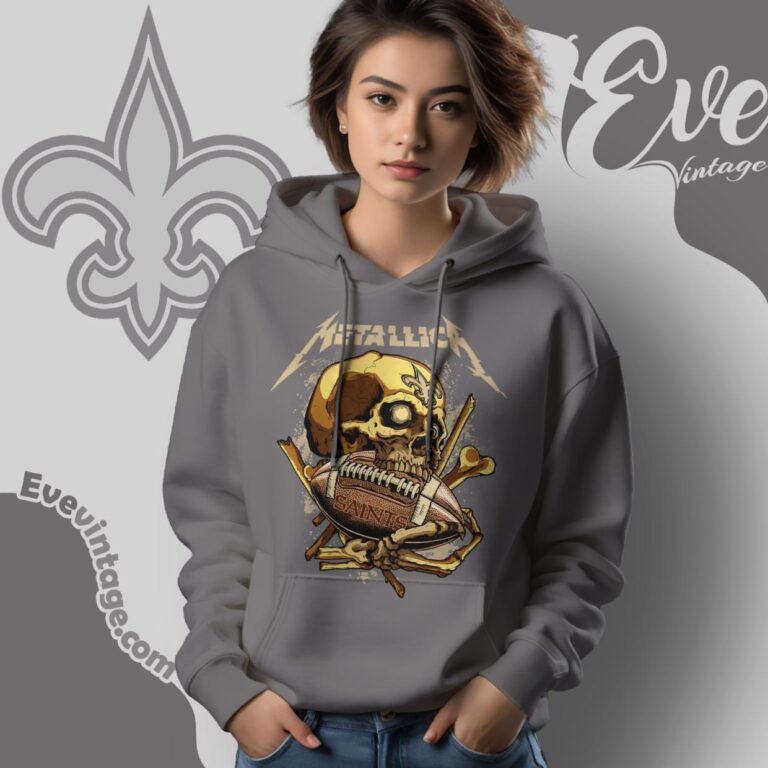 Metallica New Orleans Saints Skull Shirt Hoodie Metallica New Orleans Saints Skull Shirt Hoodie