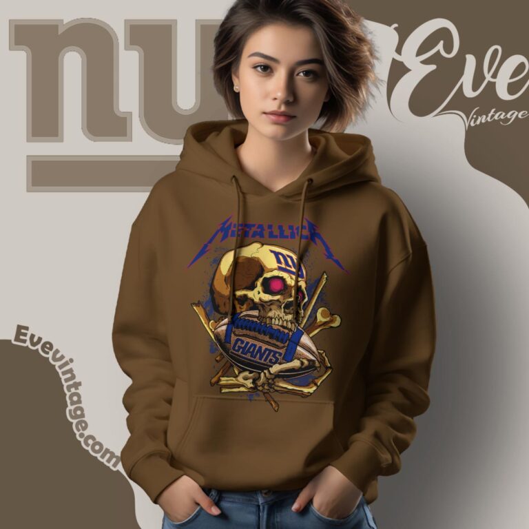 Metallica New York Giants Skull Shirt Hoodie Metallica New York Giants Skull Shirt Hoodie