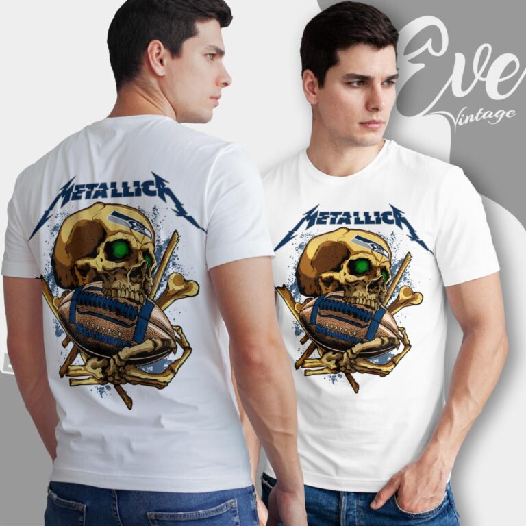 Metallica Seattle Seahawks Skull Shirt T Shirt Metallica Seattle Seahawks Skull Shirt T Shirt
