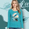 Miami Dolphins Charlie Brown Snoopy Happy Dancing Shirt Long Sleeve Tee