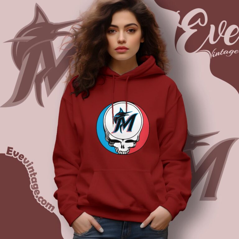 Miami Marlins Steal Your Face Grateful Dead Shirt Hoodie Miami Marlins Steal Your Face Grateful Dead Shirt Hoodie