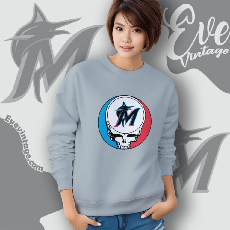 Miami Marlins Steal Your Face Grateful Dead Shirt Sweatshirt Miami Marlins Steal Your Face Grateful Dead Shirt Sweatshirt