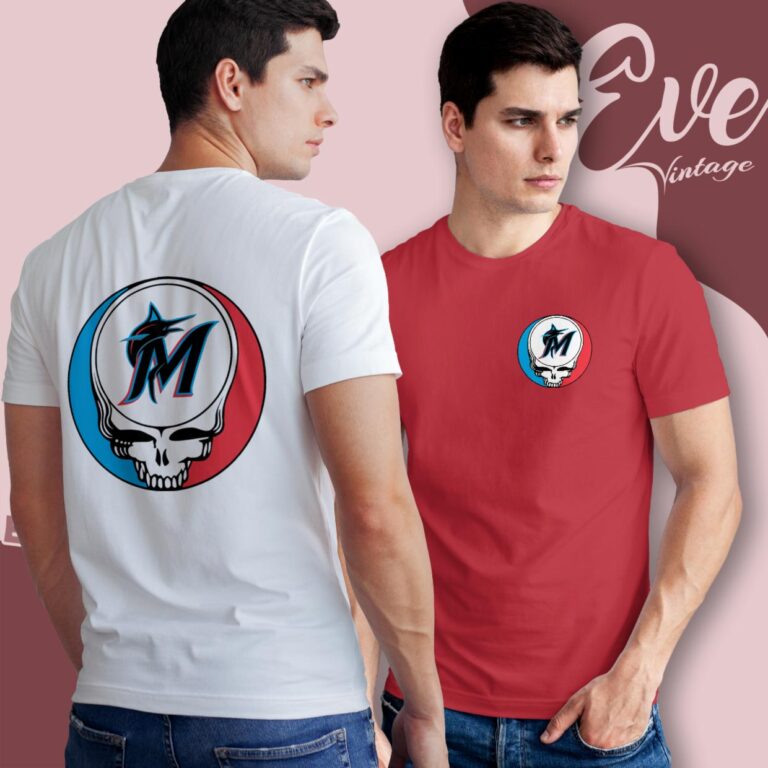 Miami Marlins Steal Your Face Grateful Dead Shirt T Shirt Miami Marlins Steal Your Face Grateful Dead Shirt T Shirt