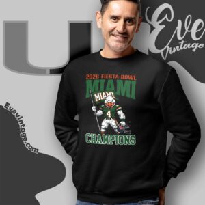Miami Wins 2026 Fiesta Bowl College Football Champs Sweatshirt