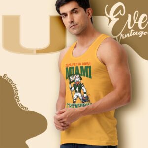 Miami Wins 2026 Fiesta Bowl College Football Champs Tank Top Racerback