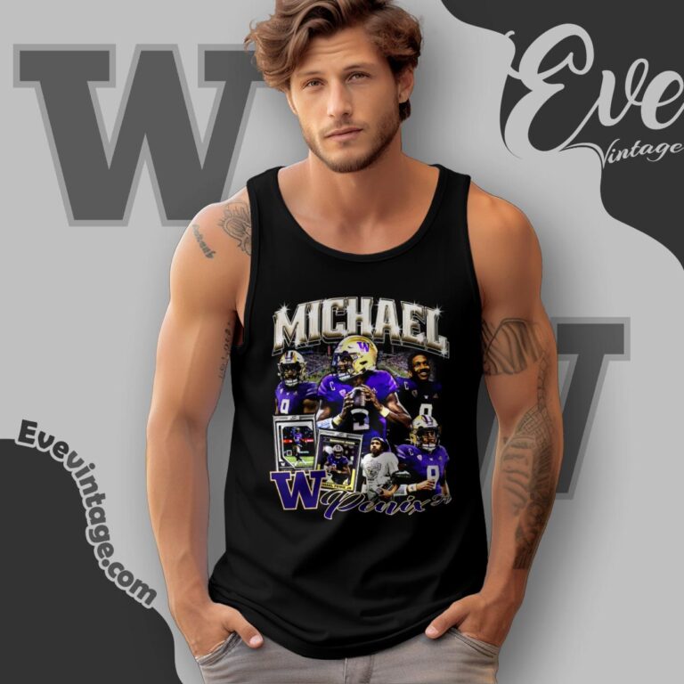 Michael Penix Jr Washington Huskies Nfl Gifts Shirt Tank Top Racerback Michael Penix Jr Washington Huskies Nfl Gifts Shirt Tank Top Racerback