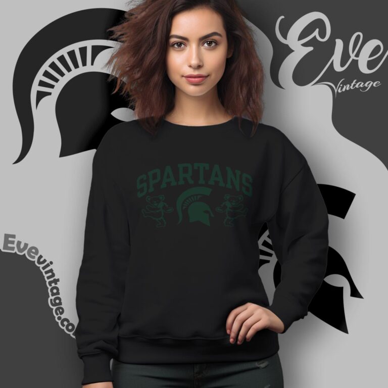 Michigan State Spartans Grateful Dead Bears Shirt Sweatshirt Michigan State Spartans Grateful Dead Bears Shirt Sweatshirt