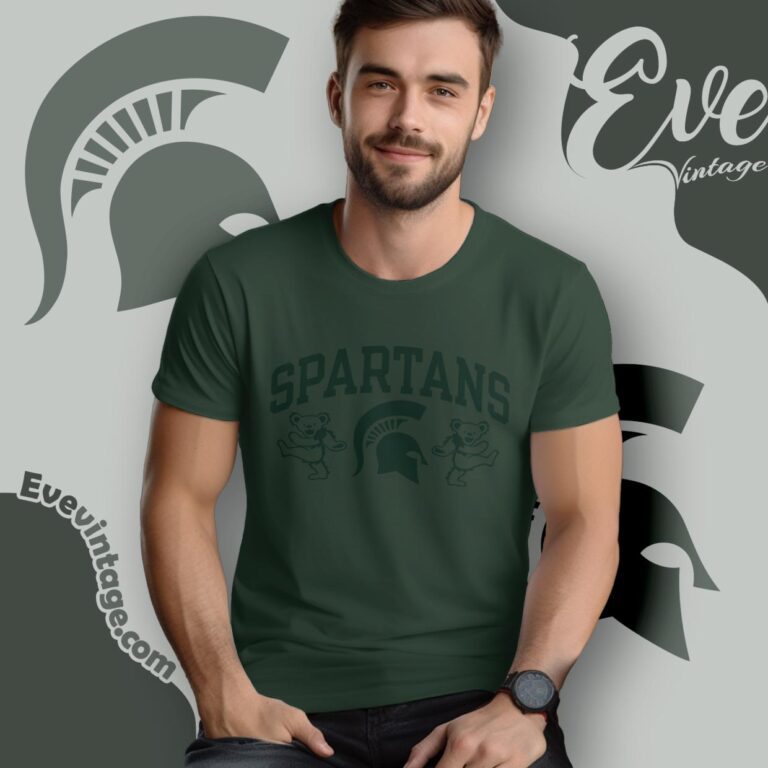 Michigan State Spartans Grateful Dead Bears Shirt T shirt Michigan State Spartans Grateful Dead Bears Shirt T shirt