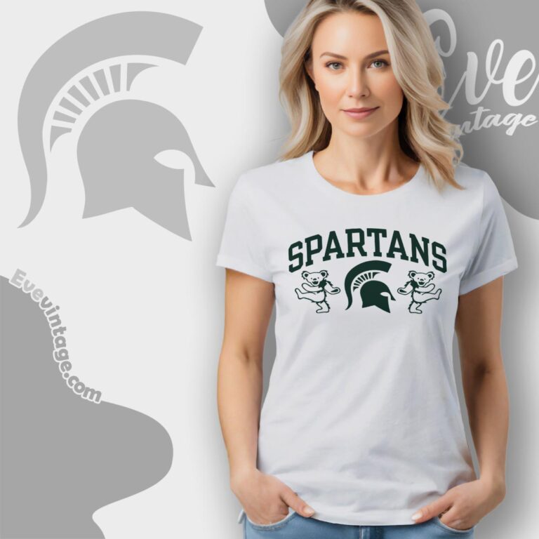 Michigan State Spartans Grateful Dead Bears Shirt Women T shirt Michigan State Spartans Grateful Dead Bears Shirt Women T shirt