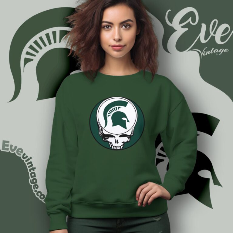Michigan State University Steal Your Face Grateful Dead Shirt Sweatshirt Michigan State University Steal Your Face Grateful Dead Shirt Sweatshirt