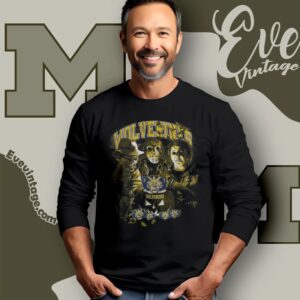 Michigan Wolverines Halloween Horror Movie Shirt
