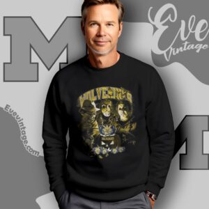 Michigan Wolverines Halloween Horror Movie Shirt Sweatshirt