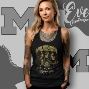 Michigan Wolverines Halloween Horror Movie Shirt Tank Top Racerback