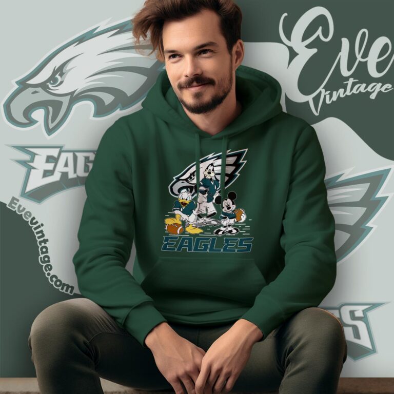 Mickey Donald Goofy Philadelphia Eagles Shirt Hoodie Mickey Donald Goofy Philadelphia Eagles Shirt Hoodie