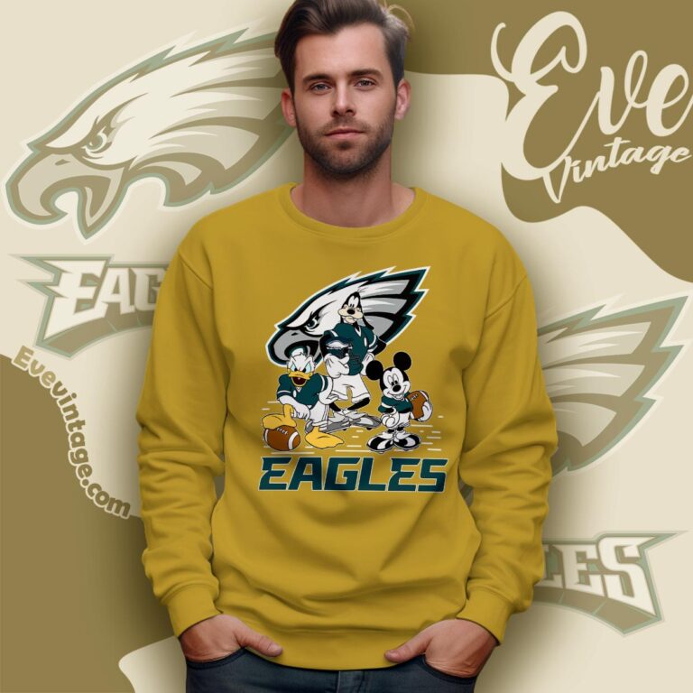 Mickey Donald Goofy Philadelphia Eagles Shirt Sweatshirt Mickey Donald Goofy Philadelphia Eagles Shirt Sweatshirt