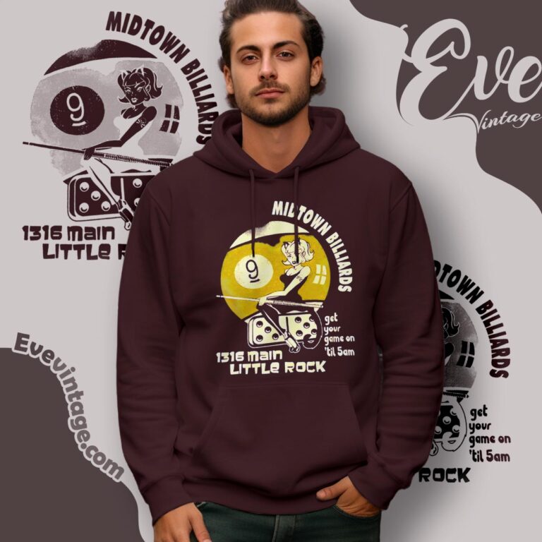 Midtown Billiards Shirt Hoodie Midtown Billiards Shirt Hoodie
