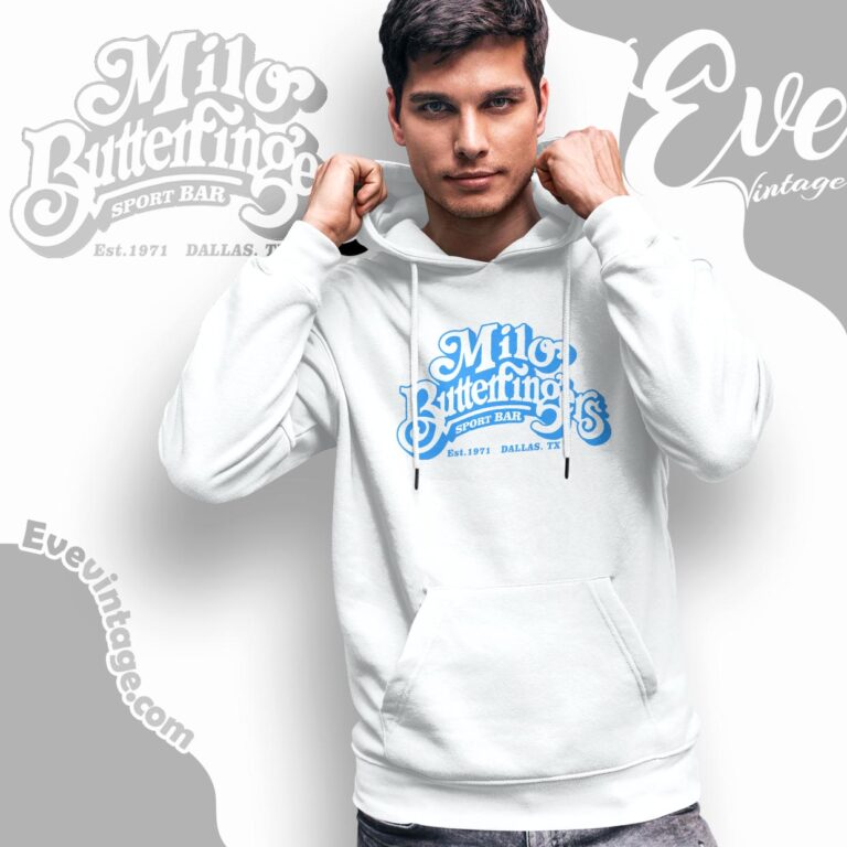 Milo Butterfinger's Bar Shirt Dallas Dive Bar Hoodie Milo Butterfinger's Bar Shirt Dallas Dive Bar Hoodie