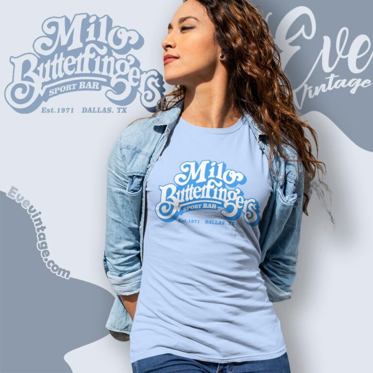 Milo Butterfinger's Bar Shirt Dallas Dive Bar Women T shirt Milo Butterfinger's Bar Shirt Dallas Dive Bar Women T shirt