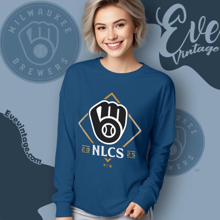Milwaukee Brewers Nlcs 2025 T shirt Mlb Playoff Tee Long Sleeve Tee Milwaukee Brewers Nlcs 2025 T shirt Mlb Playoff Tee Long Sleeve Tee