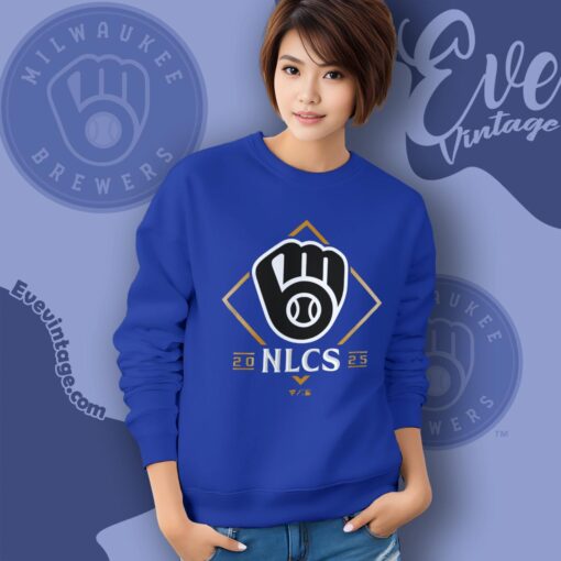 Milwaukee Brewers Nlcs 2025 T-shirt – Mlb Playoff Tee