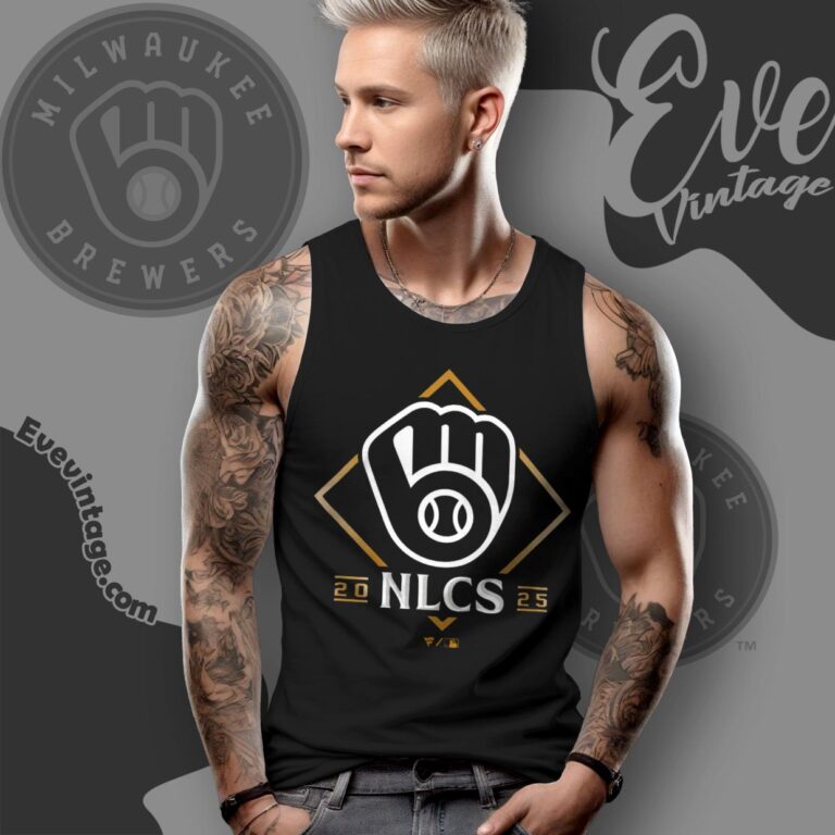 Milwaukee Brewers Nlcs 2025 T shirt Mlb Playoff Tee Tank Top Racerback Milwaukee Brewers Nlcs 2025 T shirt Mlb Playoff Tee Tank Top Racerback