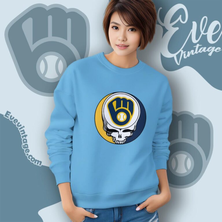 Milwaukee Brewers Steal Your Face Grateful Dead Shirt Sweatshirt Milwaukee Brewers Steal Your Face Grateful Dead Shirt Sweatshirt