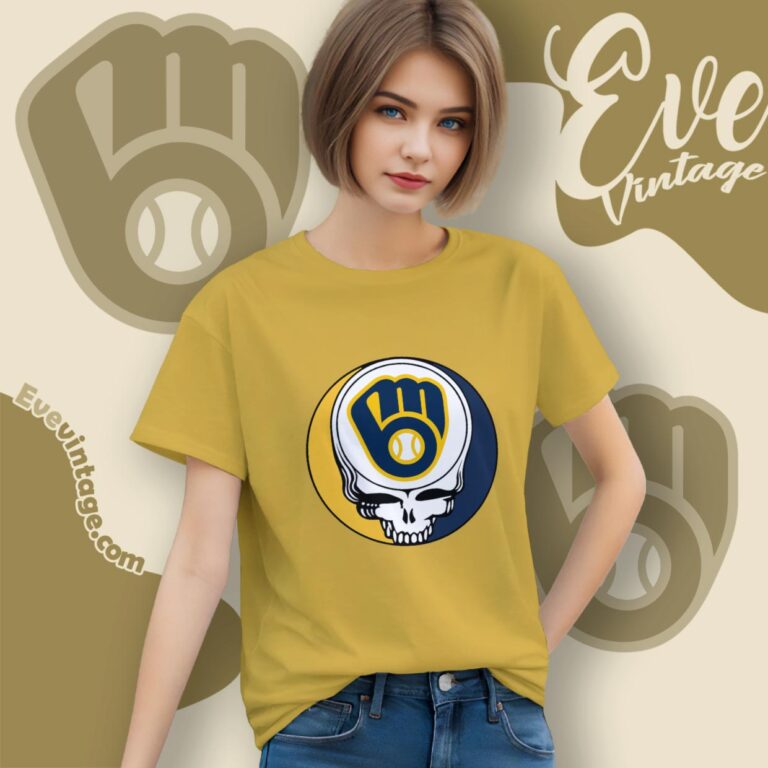 Milwaukee Brewers Steal Your Face Grateful Dead Shirt Women T Shirt Milwaukee Brewers Steal Your Face Grateful Dead Shirt Women T Shirt