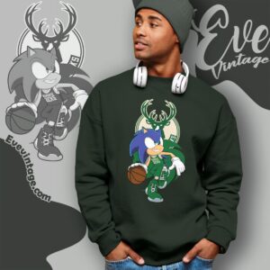 Milwaukee Bucks Sonic The Hedgehog Shirt Sweatshirt