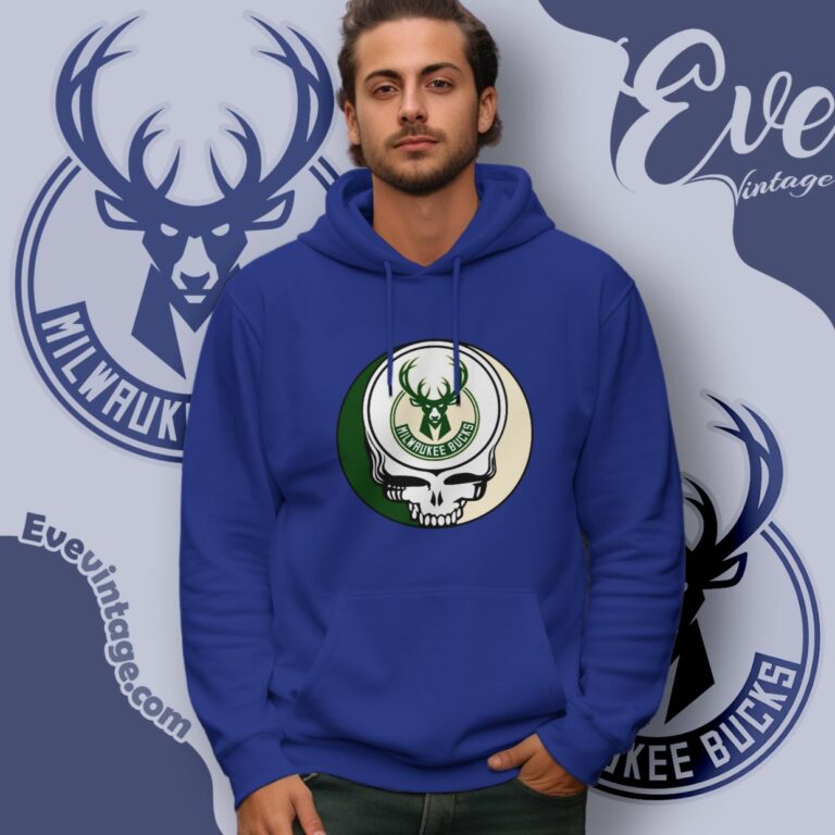 Milwaukee Bucks Steal Your Face Grateful Dead Shirt Hoodie Milwaukee Bucks Steal Your Face Grateful Dead Shirt Hoodie