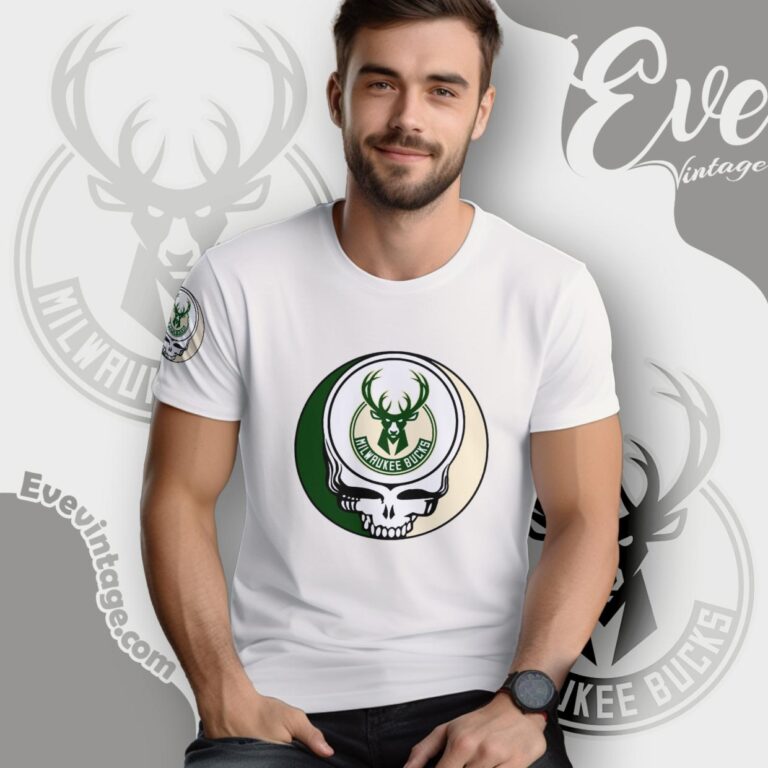 Milwaukee Bucks Steal Your Face Grateful Dead Shirt T Shirt Milwaukee Bucks Steal Your Face Grateful Dead Shirt T Shirt