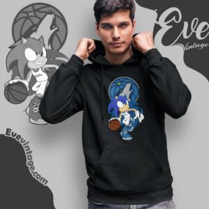 Minnesota Timberwolves Sonic The Hedgehog Shirt Hoodie