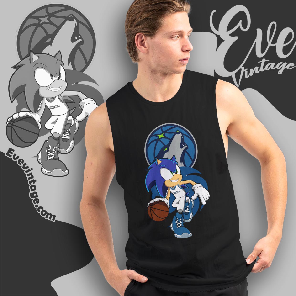 Minnesota Timberwolves Sonic The Hedgehog Shirt Minnesota Timberwolves Sonic The Hedgehog Shirt