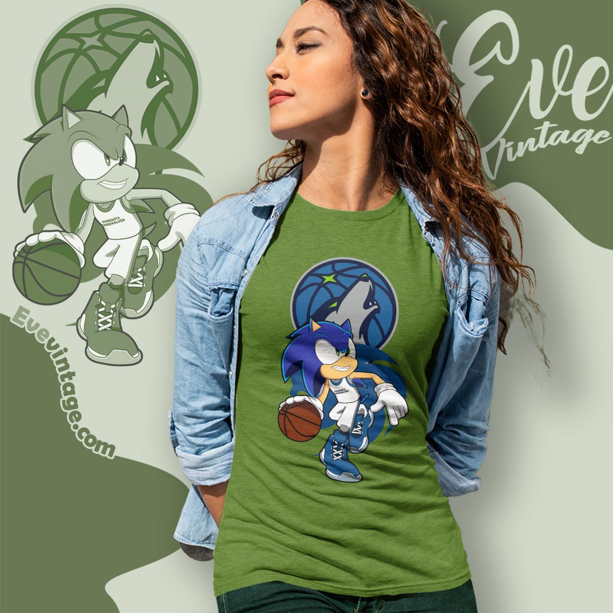 Minnesota Timberwolves Sonic The Hedgehog Shirt Minnesota Timberwolves Sonic The Hedgehog Shirt