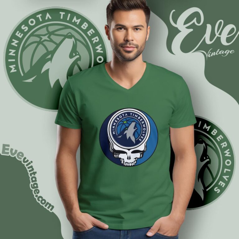 Minnesota Timberwolves Steal Your Face Grateful Dead Shirt V Neck TShirt Minnesota Timberwolves Steal Your Face Grateful Dead Shirt V Neck TShirt