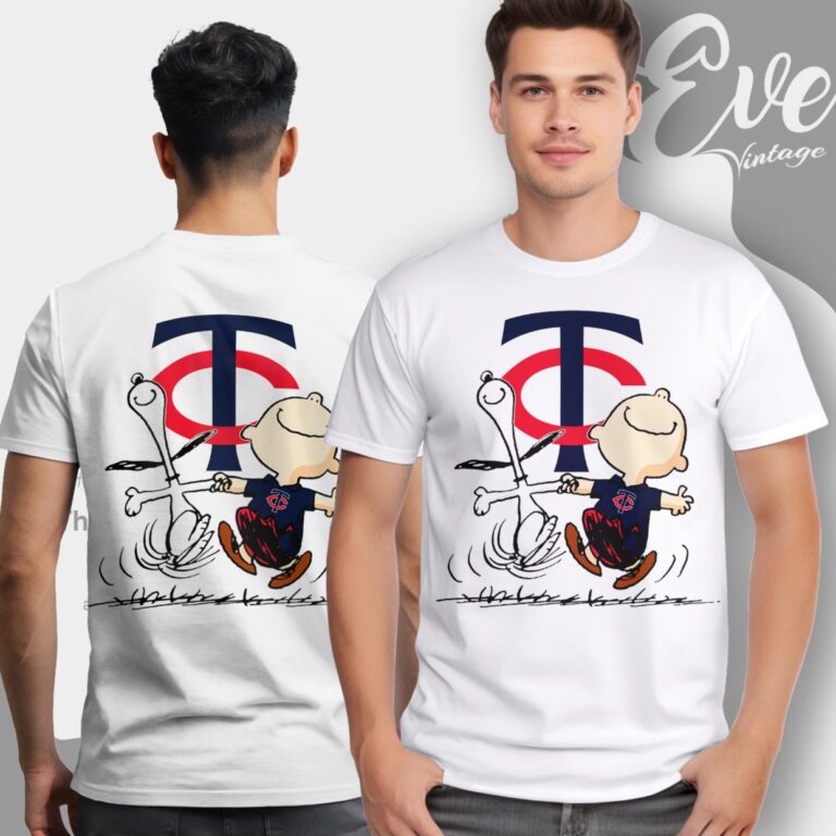 Minnesota Twins Charlie Brown Snoopy Happy Dancing Shirt T Shirt Minnesota Twins Charlie Brown Snoopy Happy Dancing Shirt T Shirt