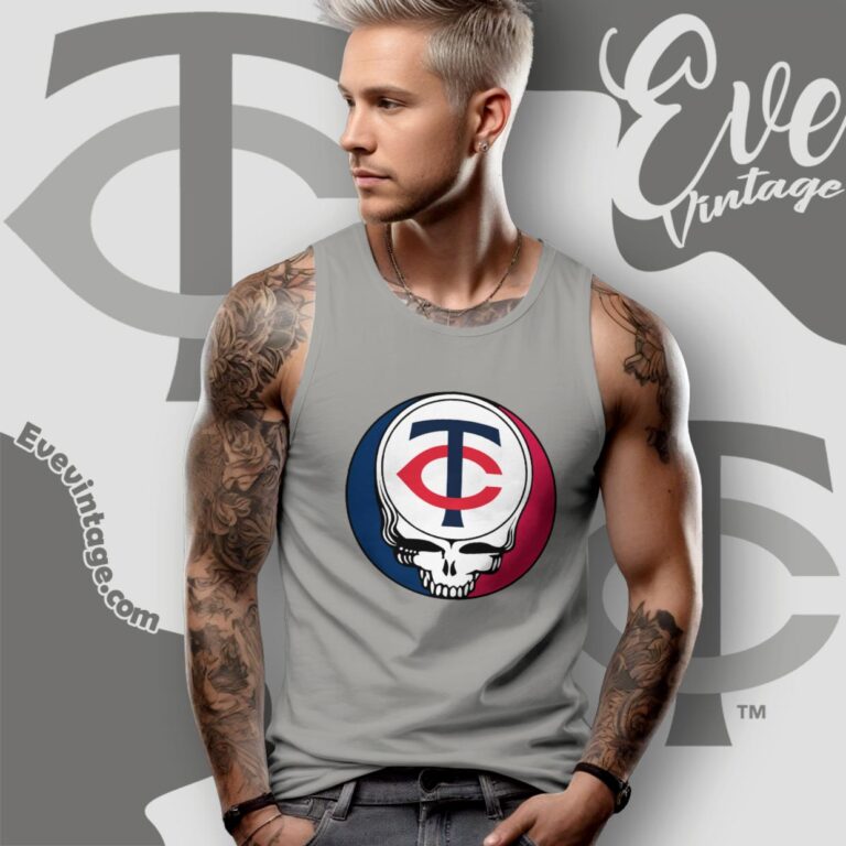 Minnesota Twins Steal Your Face Grateful Dead Shirt Tank Top Racerback Minnesota Twins Steal Your Face Grateful Dead Shirt Tank Top Racerback