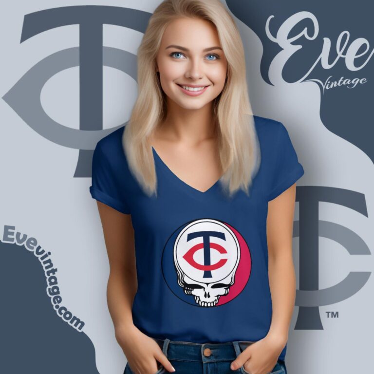 Minnesota Twins Steal Your Face Grateful Dead Shirt V Neck TShirt Minnesota Twins Steal Your Face Grateful Dead Shirt V Neck TShirt