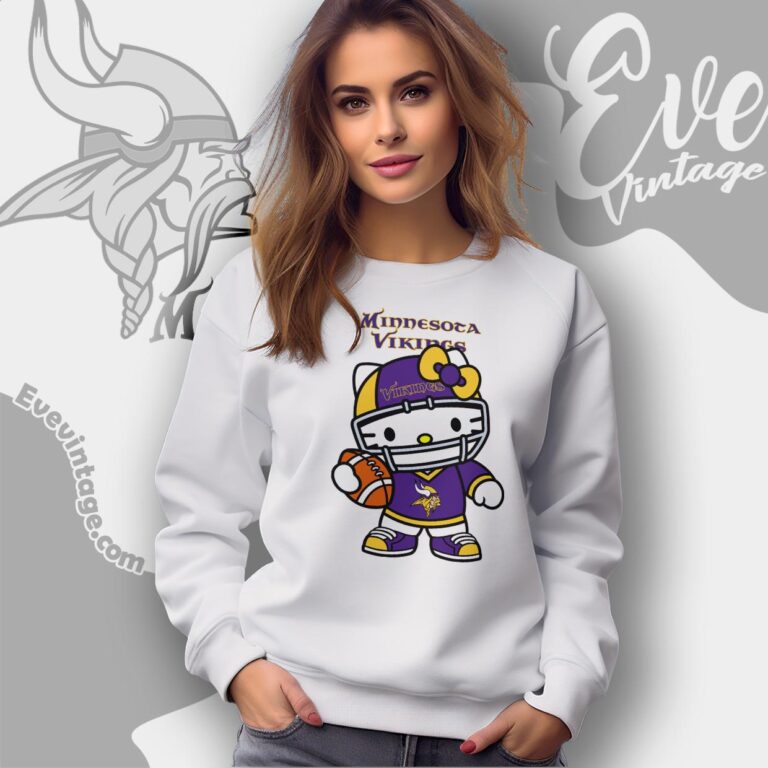 Minnesota Vikings Hello Kitty Shirt Sweatshirt Minnesota Vikings Hello Kitty Shirt Sweatshirt