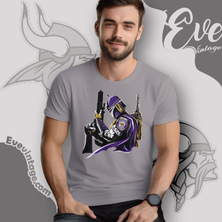Minnesota Vikings Mandalorian Star Wars Shirt T Shirt Minnesota Vikings Mandalorian Star Wars Shirt T Shirt