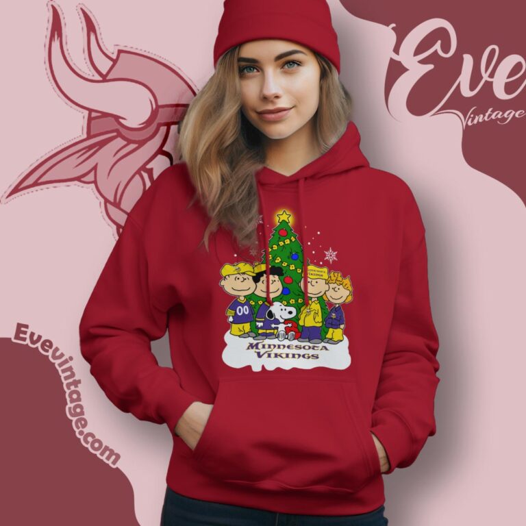 Minnesota Vikings Snoopy The Peanuts Christmas Shirt Hoodie Minnesota Vikings Snoopy The Peanuts Christmas Shirt Hoodie