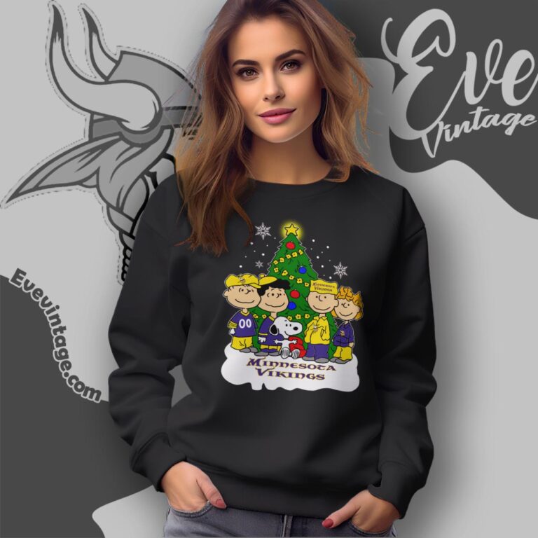 Minnesota Vikings Snoopy The Peanuts Christmas Shirt Sweatshirt Minnesota Vikings Snoopy The Peanuts Christmas Shirt Sweatshirt